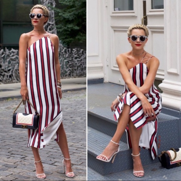 Finders Keepers Dresses & Skirts - Finders Keepers More Time Striped Midi Dress